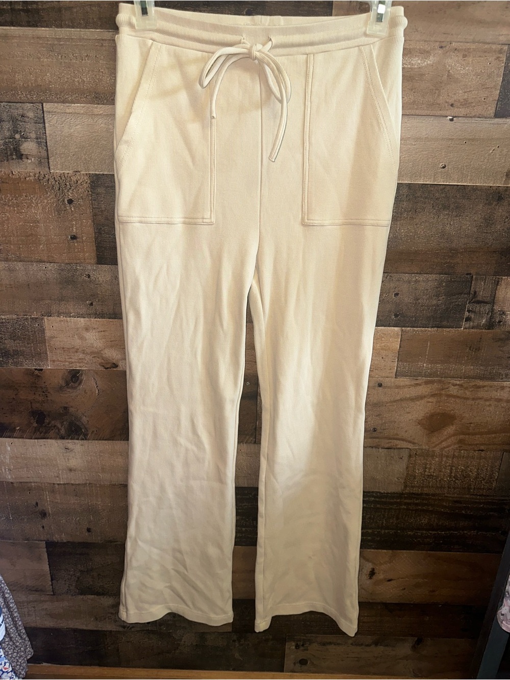 VictoriousLogan The Drop Beige Lounge Pants